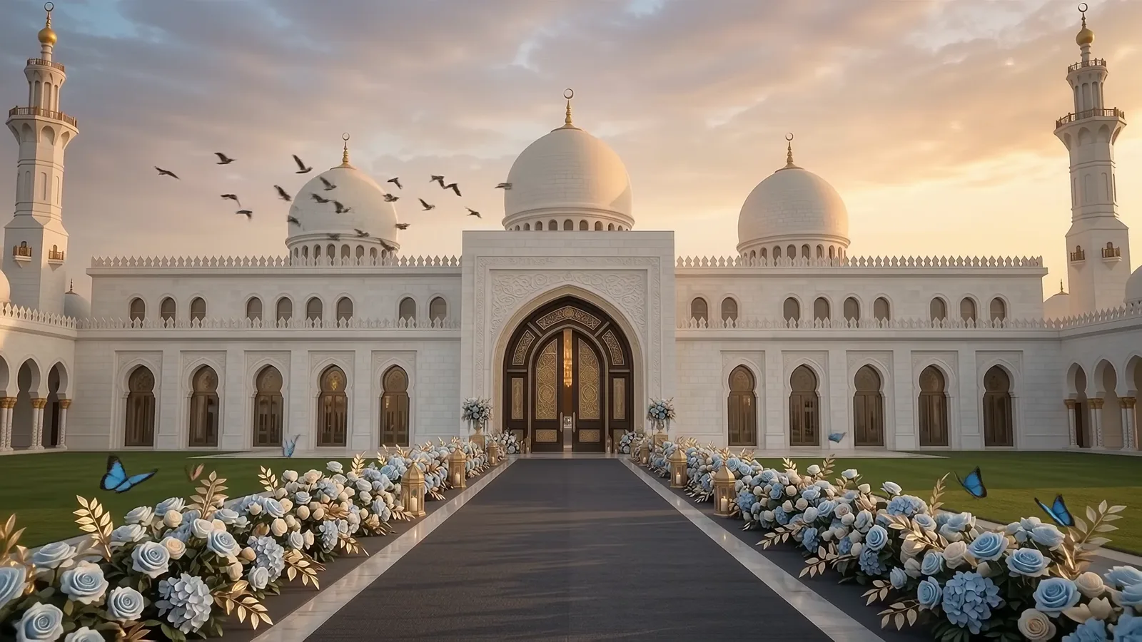 The Royal Wedding Grand Mosque Scene